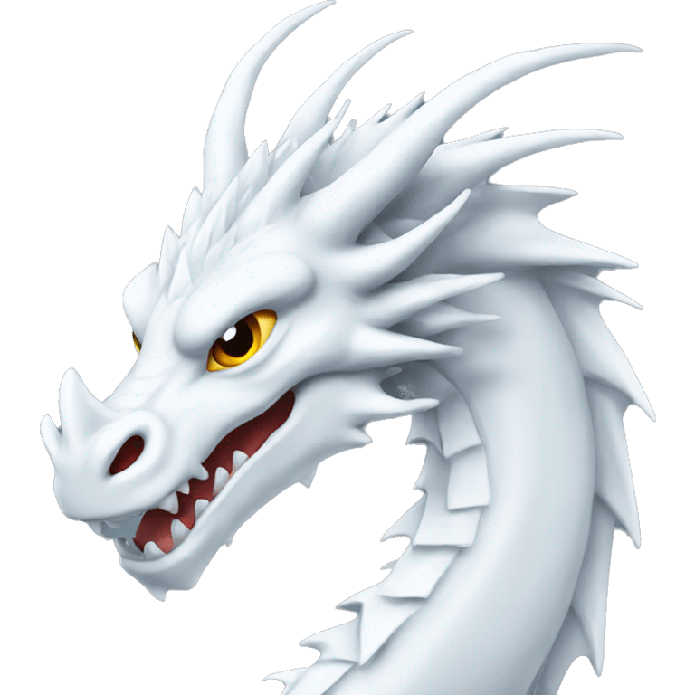 white dragon logo emoji