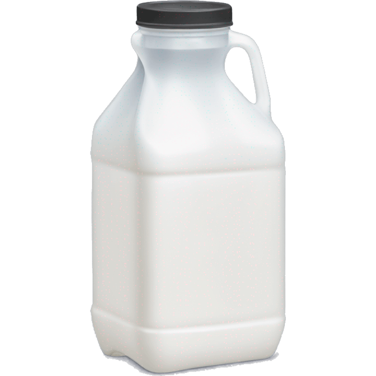 one-gallon plastic milk container emoji