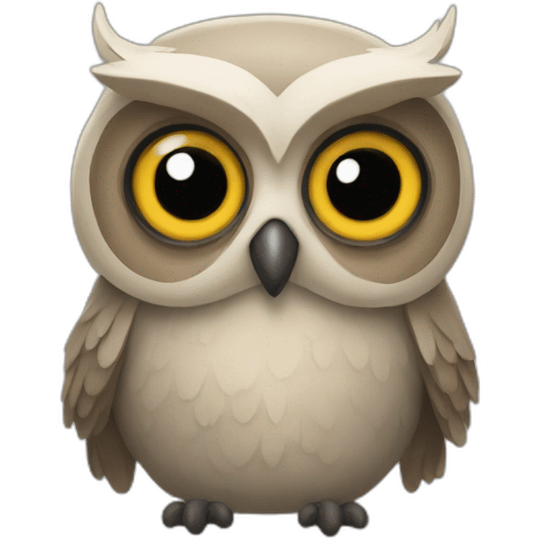 Humen owl emoji