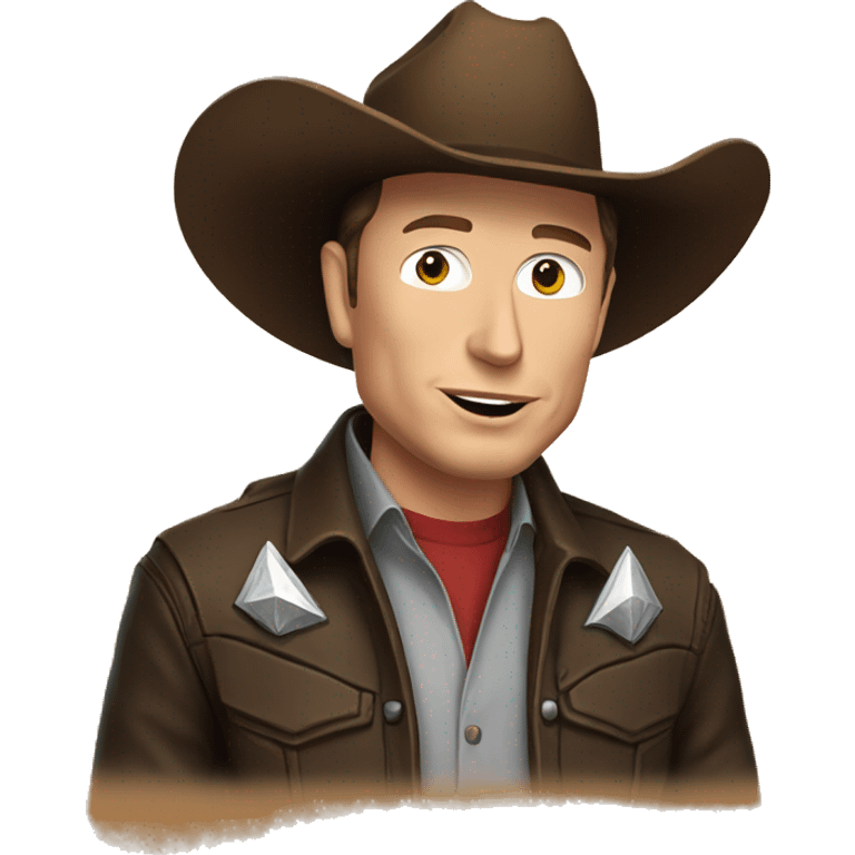 elon musk cowboy emoji