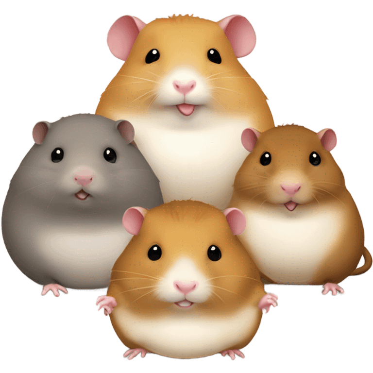 fat rat plus fat hamster plus fat capybara emoji