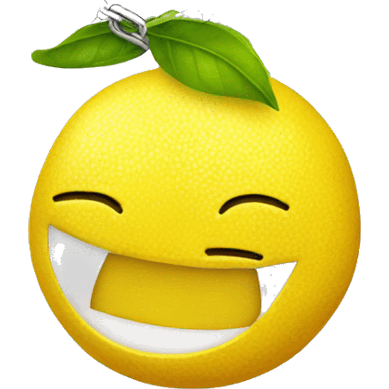 lemon on a chain emoji