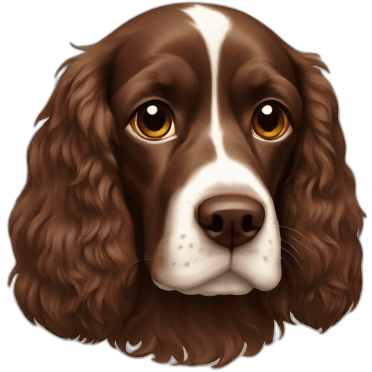 all brown russian spaniel emoji