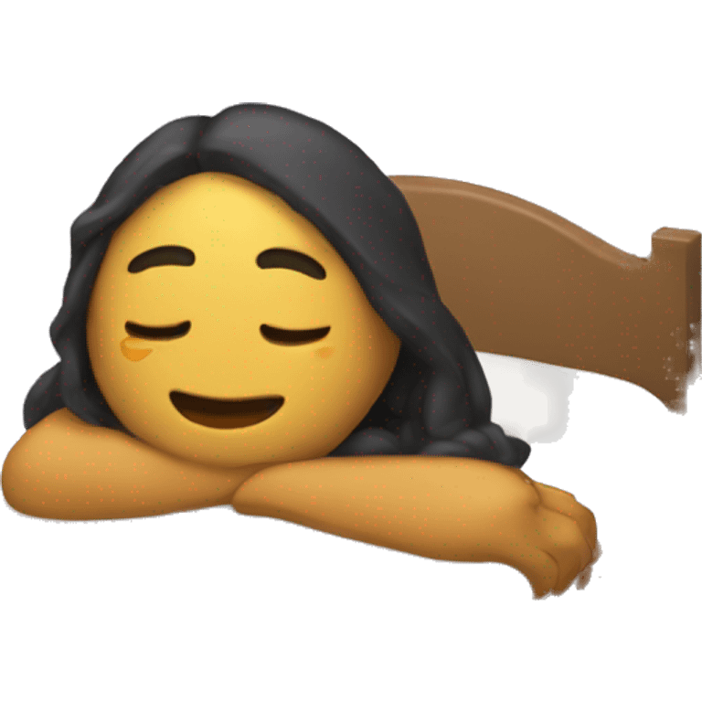 Chica dormida  emoji