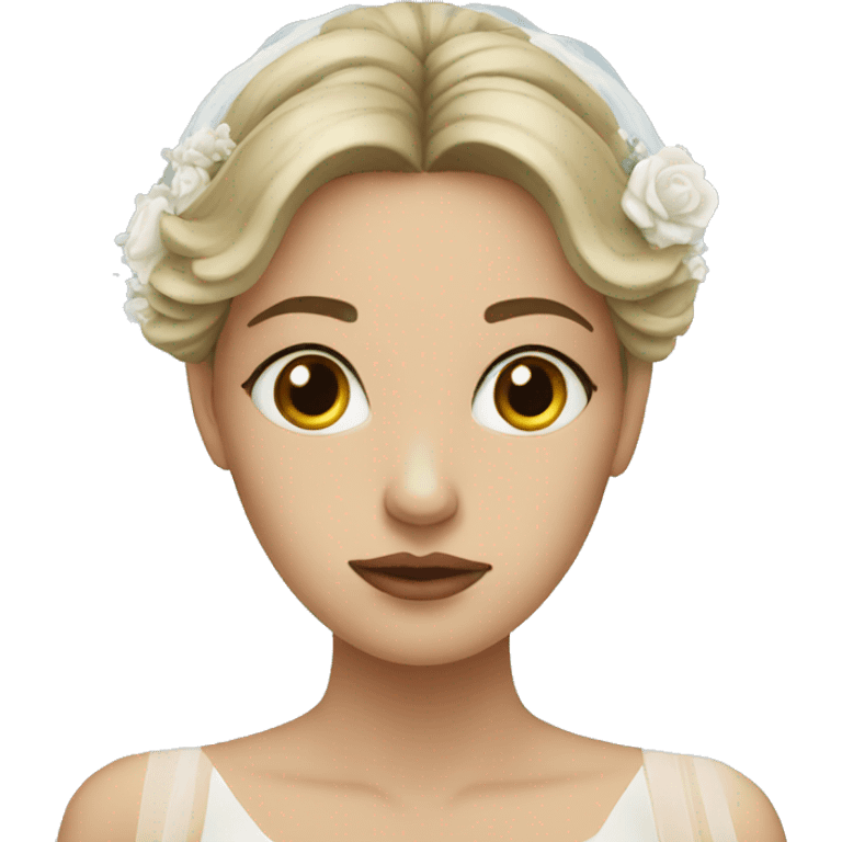 sad bride emoji