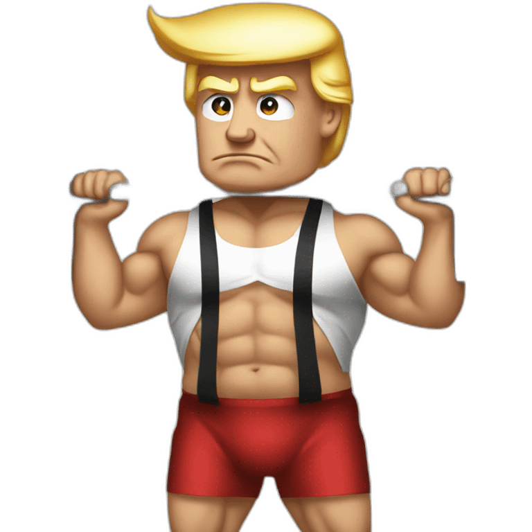 donald trump deadlift emoji