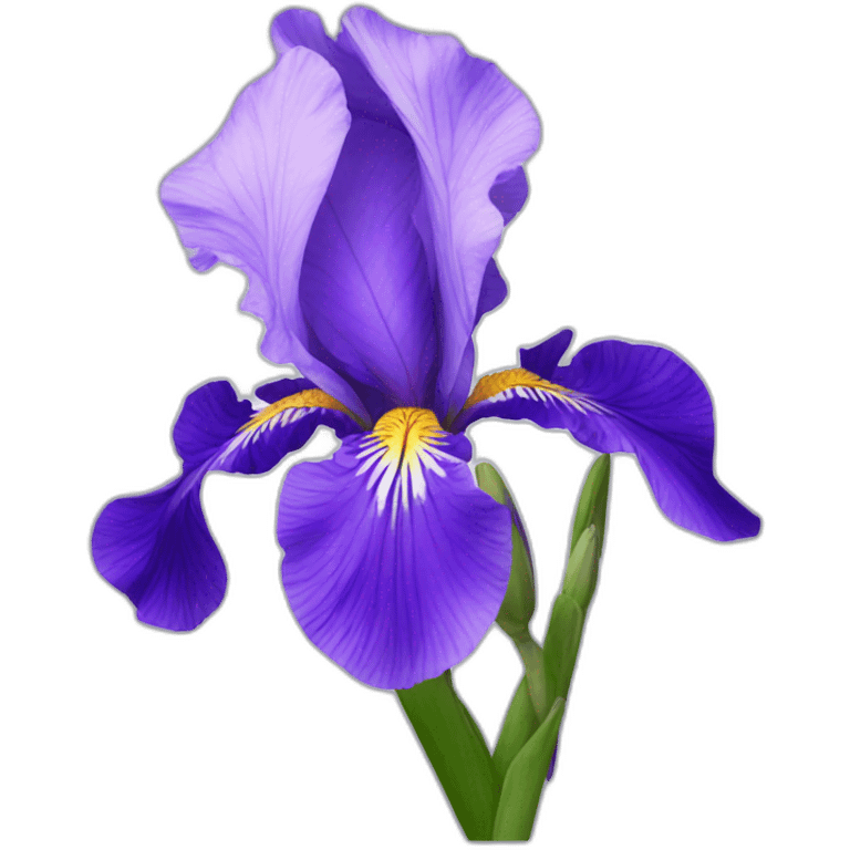 Iris flower emoji