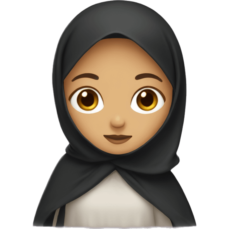 Girl with a khimar  emoji