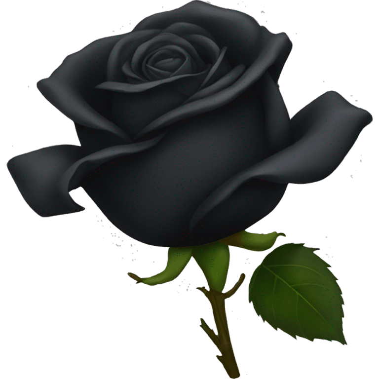 Black rose emoji