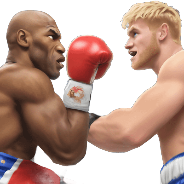 Jake Paul fighting Mike Tyson  emoji