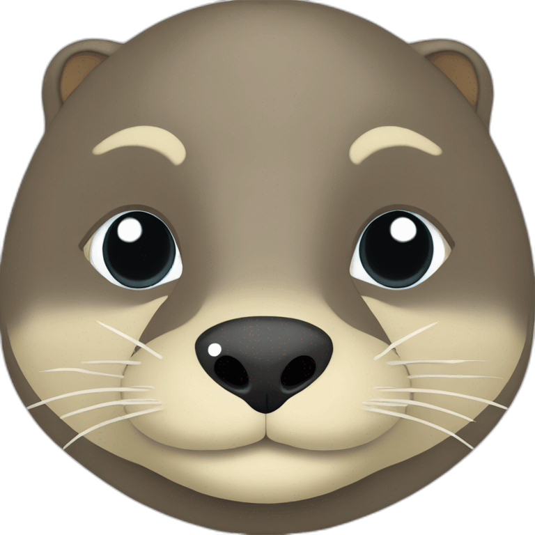 Loutre sur sortue emoji