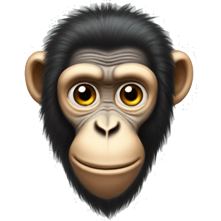 Ukrainian-Monkey. crested head, long whiskers  emoji