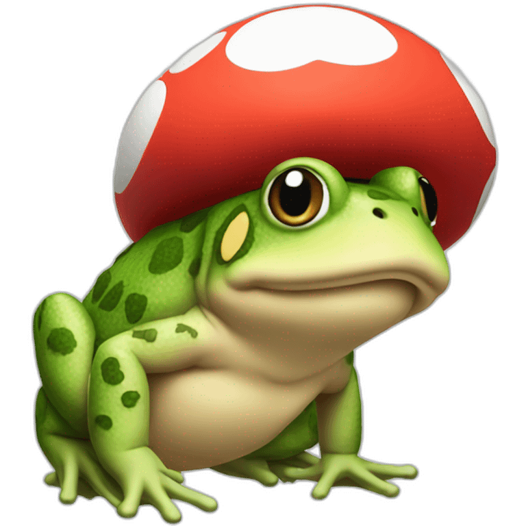 Toad tiny Mario Nintendo emoji