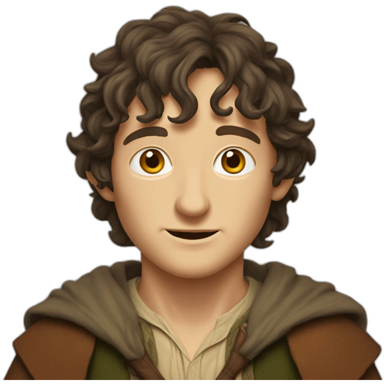 Frodo Beggins the lord of the rings emoji