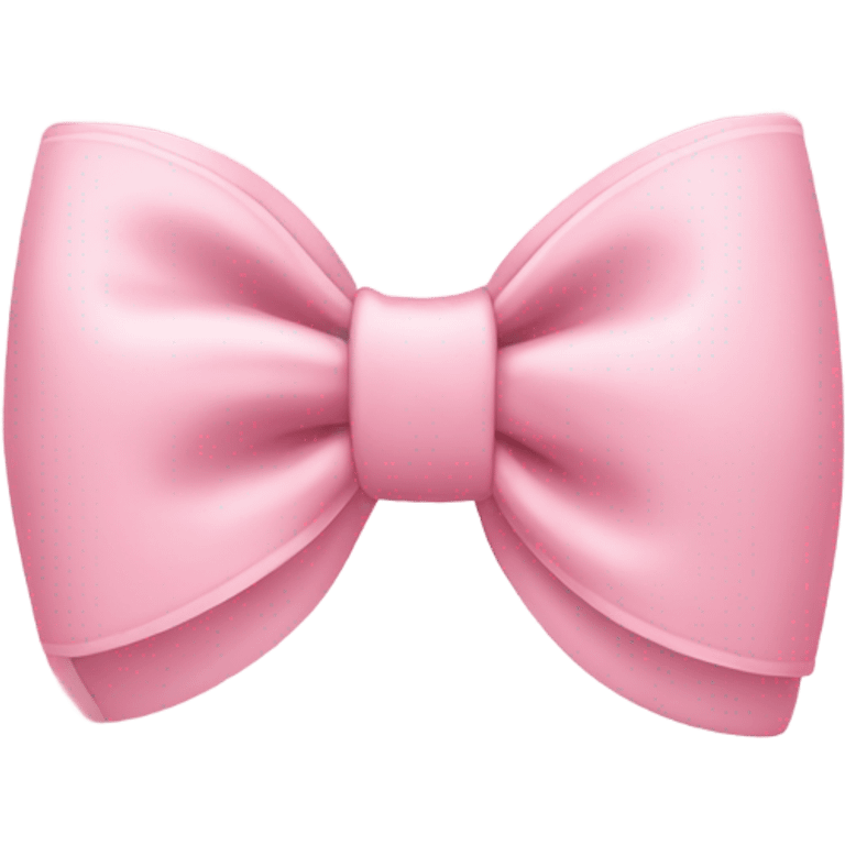 light pink bow on light pink bow emoji