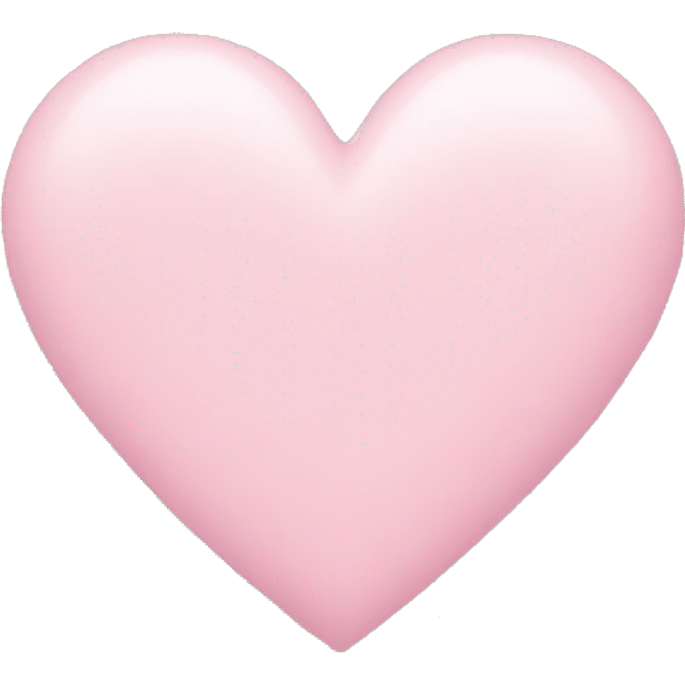 Pastel pink heart emoji