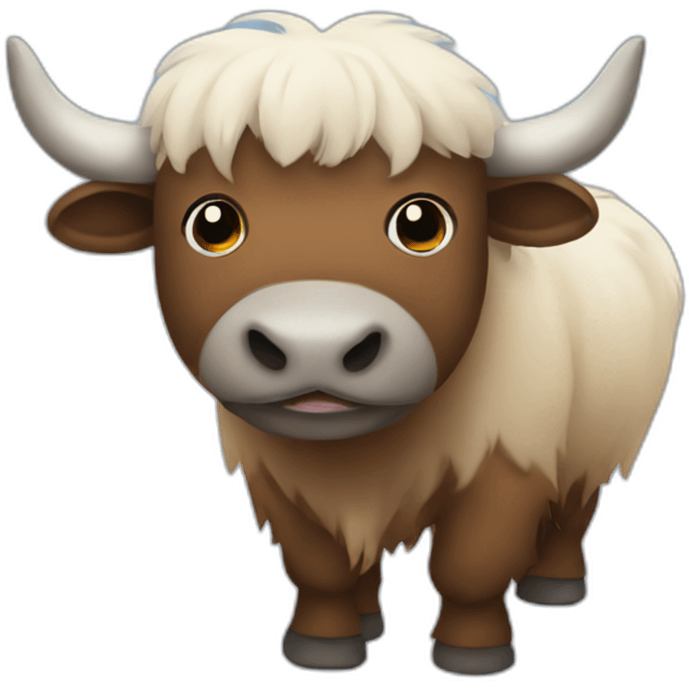 cute yak emoji