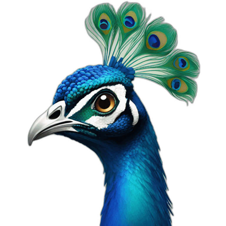 an arrogant peacock emoji