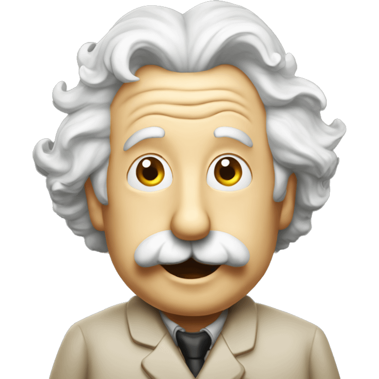 Einstein qui mange des pâtes bolognaises  emoji