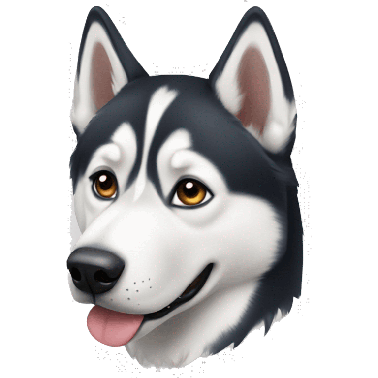 Siberian husky emoji