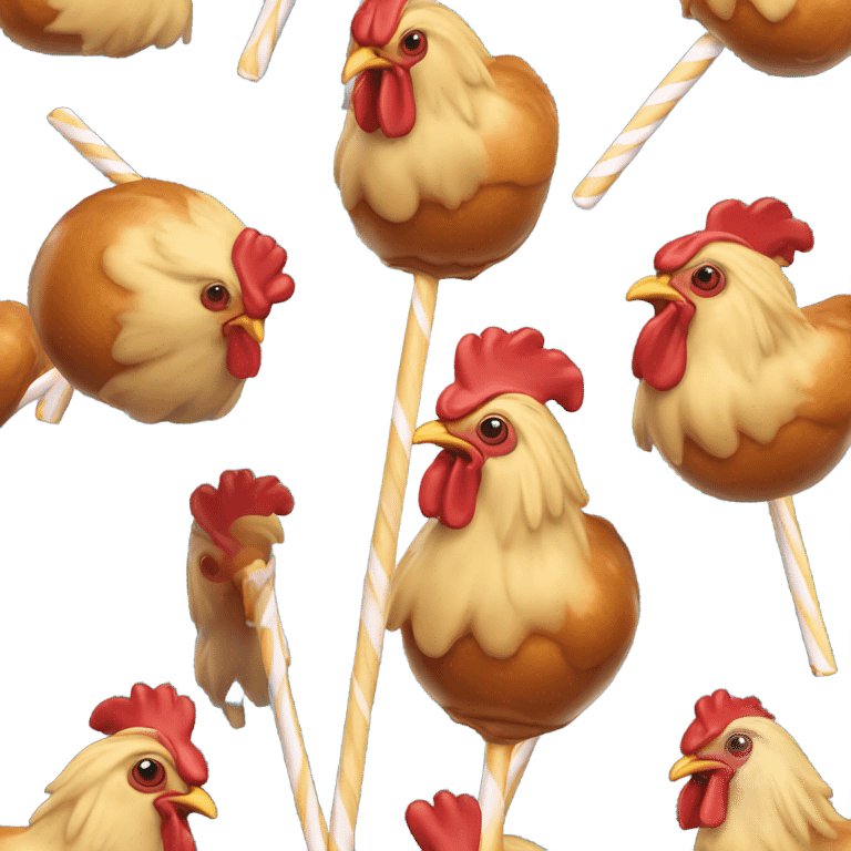 caramel lollipop cockerel emoji