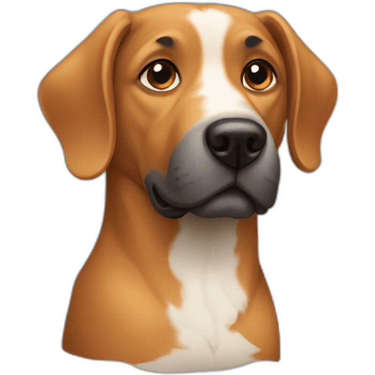 Dog on Adobe illustrator emoji