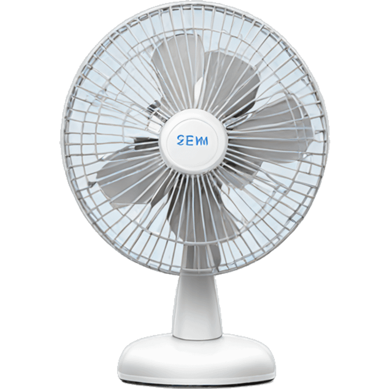 Cute white classic Stand fan emoji