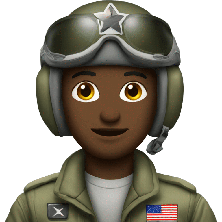 Army fighter pilot emoji