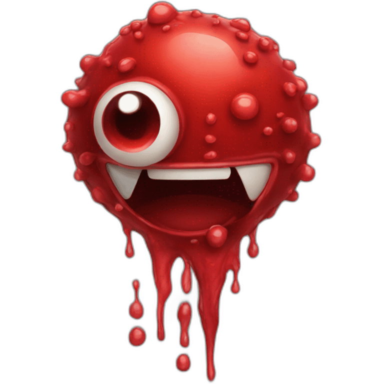 Red cell emoji