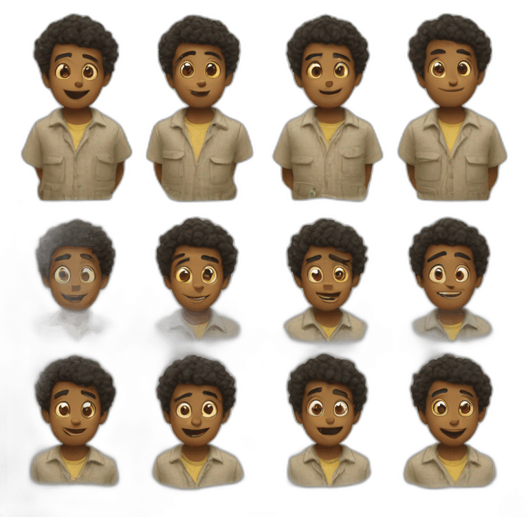 Kid Russel from film up emoji