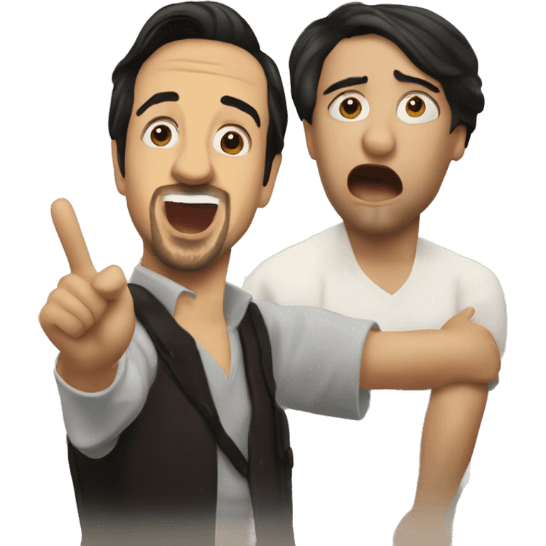 lin manuel mirana singing emoji