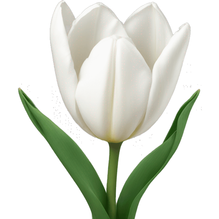 White tulips  emoji