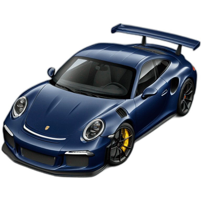 Navy blue Porsche gt3 rs emoji