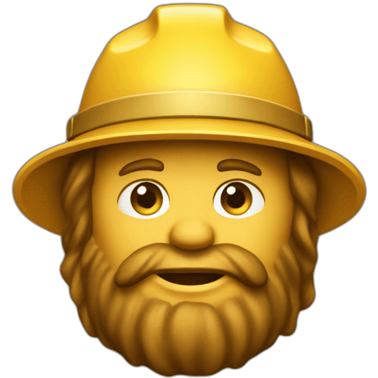 gold miner pick emoji