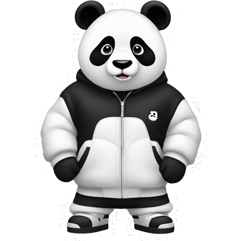 Panda with balenciaga emoji