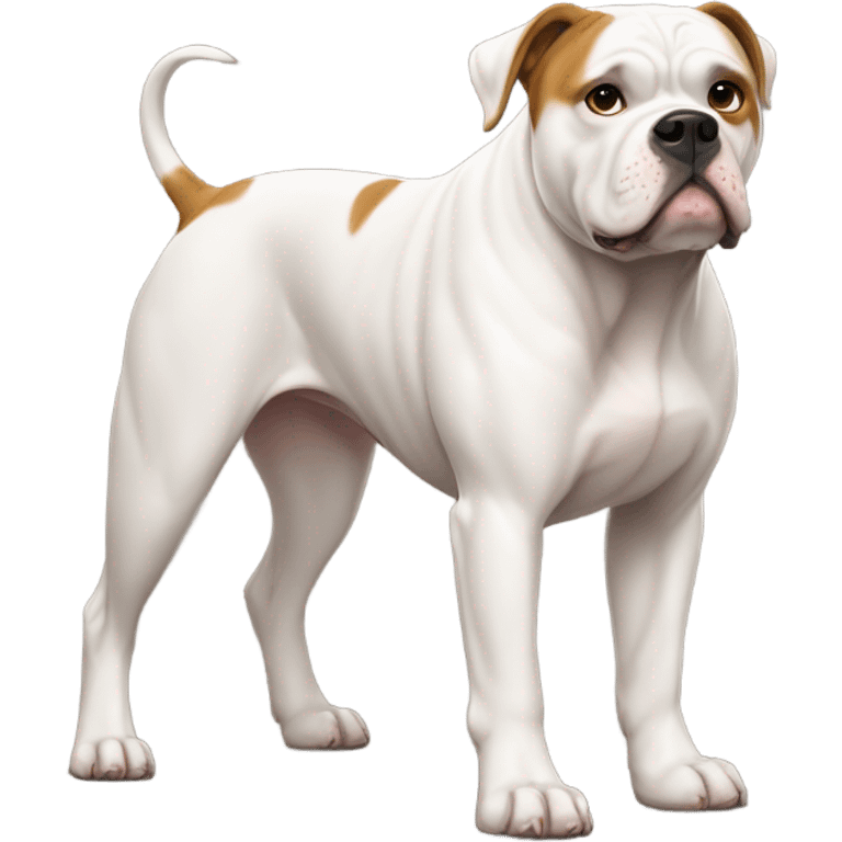 American bulldog  emoji