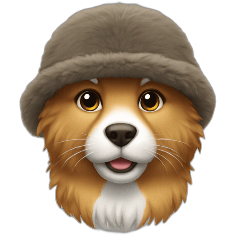 Furry cap emoji