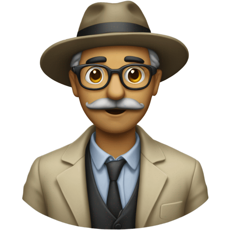 pessoa com um desafio constante. emoji