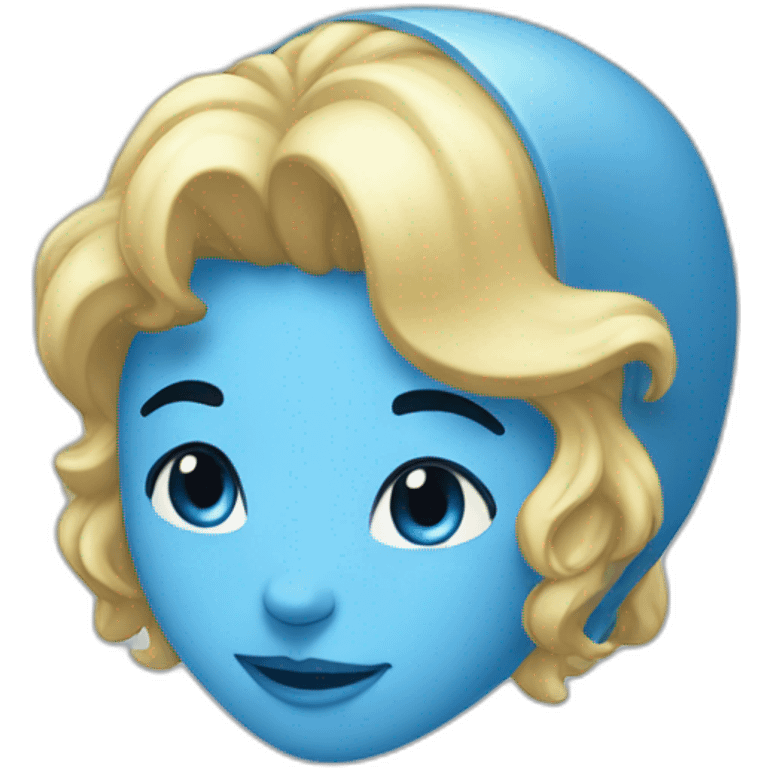 Coeur bleu clair emoji