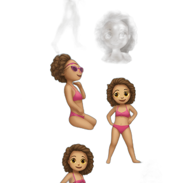 girl swimming suit emoji