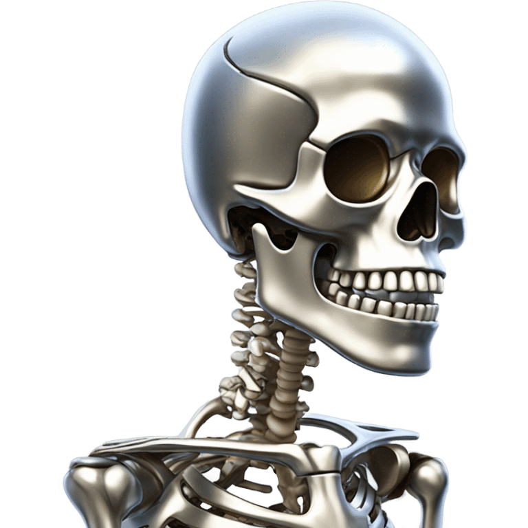 Chrome skeleton emoji