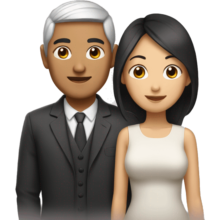 Asian couple emoji