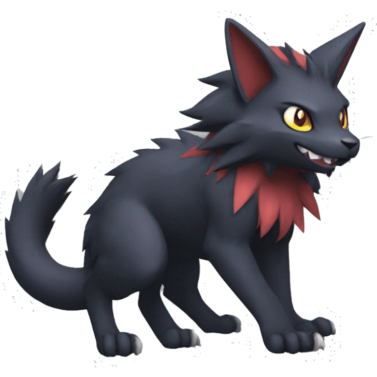 Nargacuga-Torracat-Zoroark full body emoji