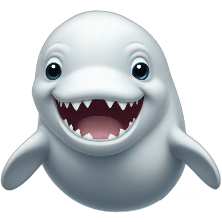 very angry beluga whale emoji