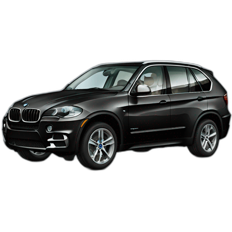 Black Car Bmw x5 emoji