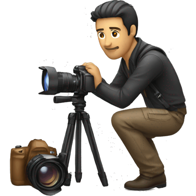 a man photographer emoji