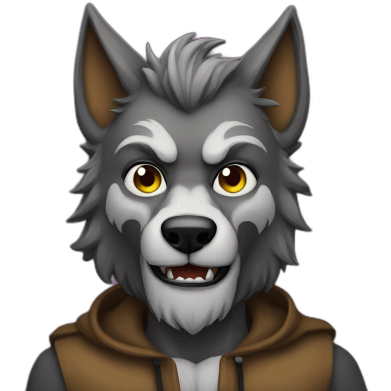 werewolf-gay emoji