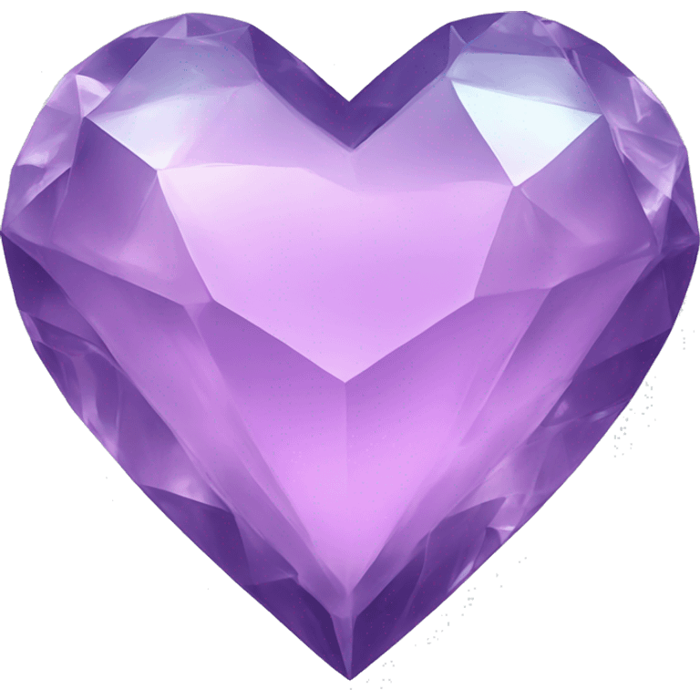 Crystal heart emoji