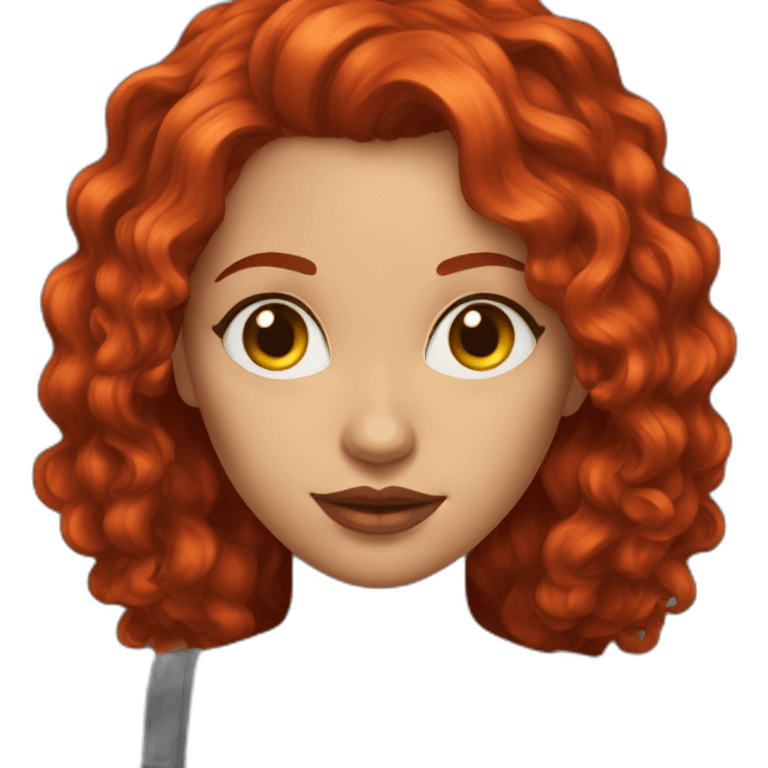 sexy-woman-whith-red-hair emoji