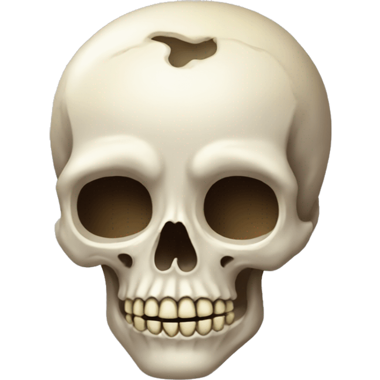 skull emoji but coquette emoji